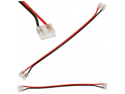 Konektor pro LED pásky COB MONO - 10mm konektor-pásek