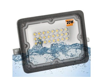 LED reflektor 20W - voděodolný - neutrální bílá