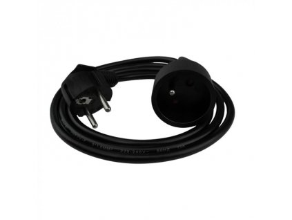 Prodlužovací kabel 1,5 m - černý