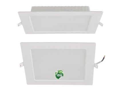 40785 ctvercovy led pabel zapusteny bily 18w pc neutralni bila