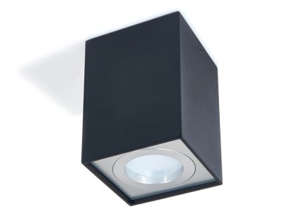 Přisazené LED svítidlo - GU10 - černá a stříbrná