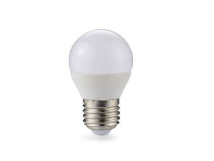 LED žárovka E27 5W G45 - teplá bílá