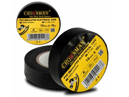 45523 cerna izolacni paska 19mmx10m 600v pevna vodeodolna