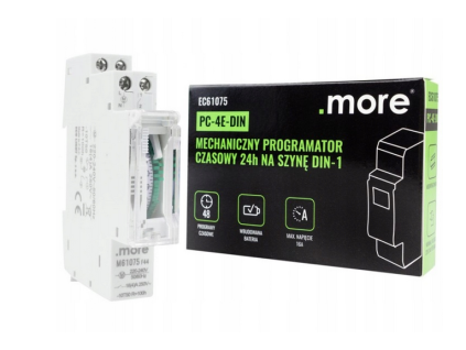 Elektronický časovač IP20 - 16A