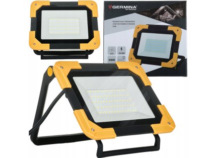 Přenosný LED reflektor s rukojetí 50W - IP65 - studená barva