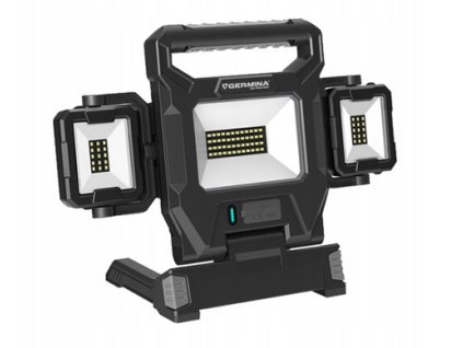 Přenosný dobíjecí LED světlomet 40W + 2x5W halogen IP54 - 6000lm