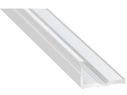 49336 led profil lumines typ e bily lakovany 1m