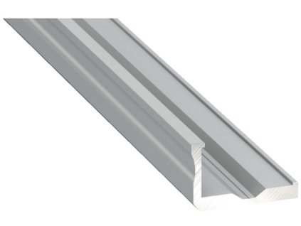 49372 led profil lumines typ f stribrny elox 1m