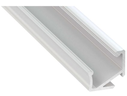 49429 led profil lumines typ h bily lakovany 3m