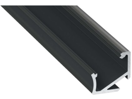 49432 led profil lumines typ h cerny elox 1m