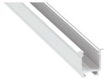 49606 led profil lumines typ w bily lakovany 2 02m