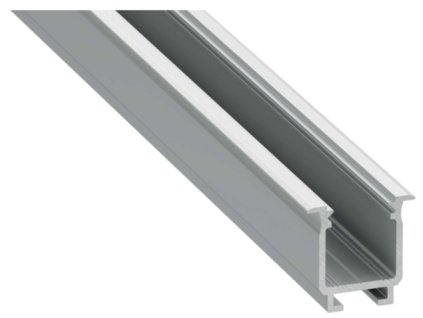 49633 led profil lumines typ w stribrny elox 2 02m