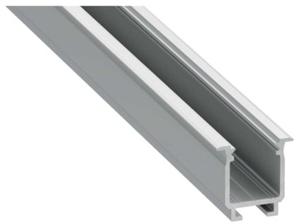 49636 led profil lumines typ w stribrny elox 3m