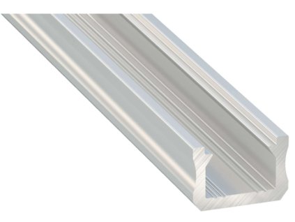 49660 led profil lumines typ x surovy 3m