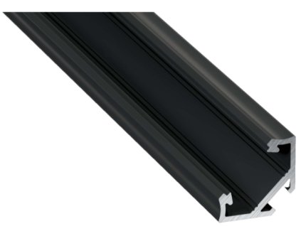50104 led profil lumines typ c cerny elox 1m