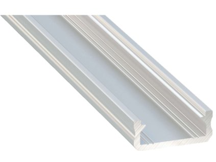 50143 led profil lumines typ d surovy 1m