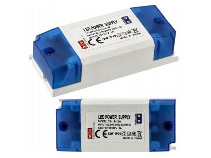 Zdroj pro LED nábytek 12V - 12W - 1A - IP20