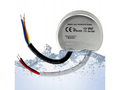 LED zdroj do boxu - 24V - 60W - 2,5A - IP67