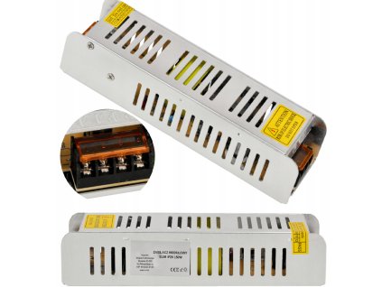Tenký modulární LED zdroj 12V - 150W - 12,5A - IP20
