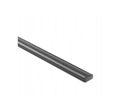 52459 prisazeny led profil cerny cerne stinidlo 1m