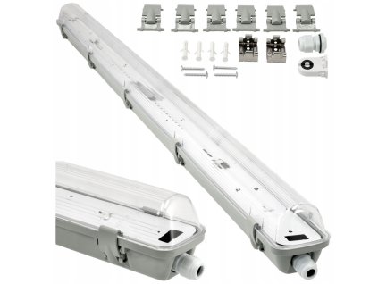 Oprawa hermetyczna LED 1x120cm z roblysnikiem IP65