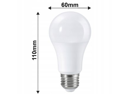 LED žárovka E27 - 11W - s mikrovlnným senzorem pohybu a soumraku - neutrální bílá