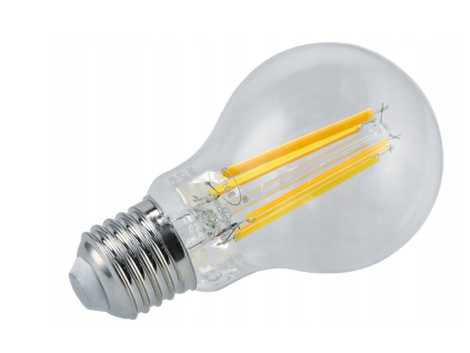24765 52660 led zarovka s vlaknem e27 8w tepla bila
