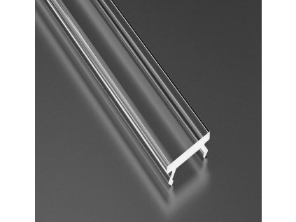 Stínidlo pro LED profil LUMINES SLIM průhledné 2,02 m