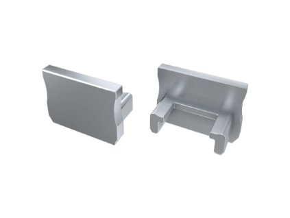 Koncovka pro LED profil LUMINES A šedá