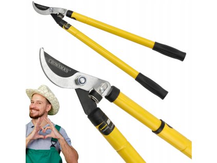 Obouruční nůžky na nůžky s nastavitelnou rukojetí