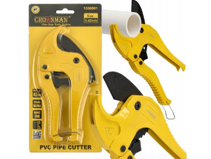 Nůžky na stříhání PVC trubek - čepel z oceli 65Mn 42