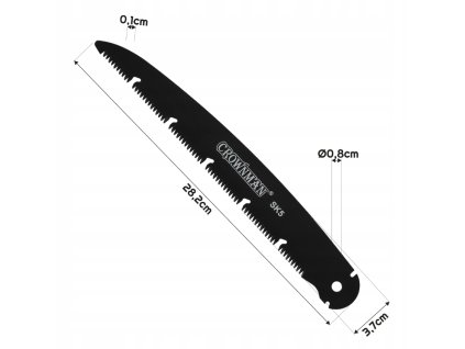 Vyměnitelný pilový list z uhlíkové oceli 240 mm SK5