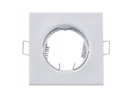 Halogenové stropní svítidlo, pohyblivé, kulaté, bílé, zapuštěné, GU10, MR16