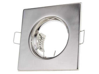 Pevná čtvercová objímka pro halogenovou žárovku s matným povrchem pro žárovky GU10 MR16