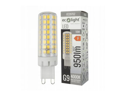 Žárovka G9 LED 10W 4000K 950lm - neutrální bílá