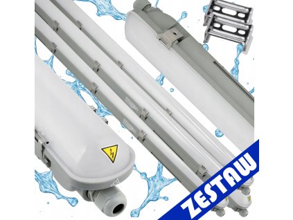 4x Philips LED svítidlo do garáže 22W 2400lm 4000K 120cm vodotěsné