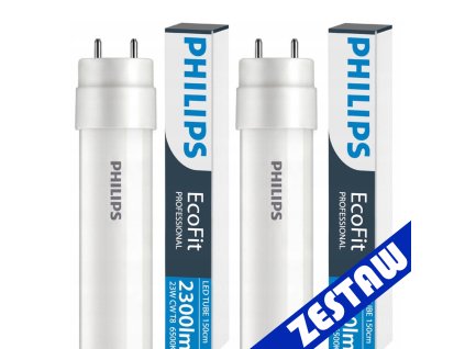 SADA 2x LED trubice Philips 150cm 23W 2300lm 6500K 20000h EcoFit
