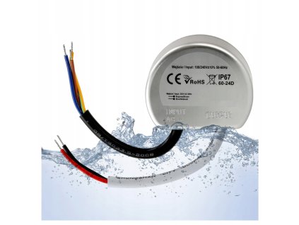 Napájecí zdroj pro LED 12V do krabice 60W 5A IP67