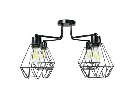 Závěsná lampa DRON 4xE27 DIAMOND LARGE