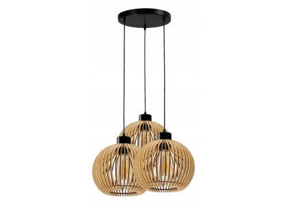 LED závěsná lampa do místnosti, nastavitelná, 3xE27