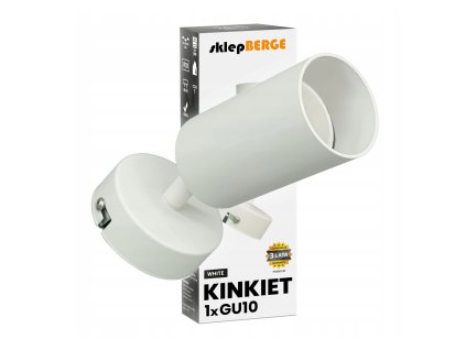 LED halogenová nástěnná lampa 1xGU10 bílá bodová