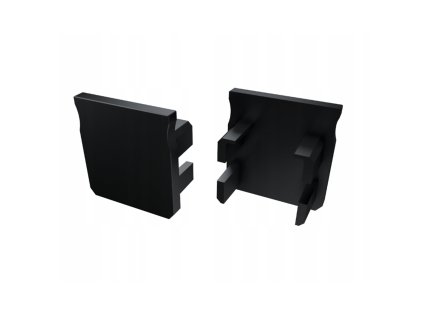 Černá koncovka Y pro hliníkový profil typu Y, konec 1 kus profilu Y