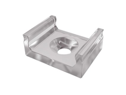 Montážní držák pro LED profil D, transparentní, vysoká svítivost