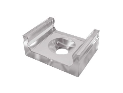 Montážní držák pro LED profil D, průhledný, LUMINES Mini