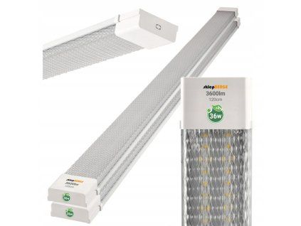 2x LED svítidlo 36W 120cm 4000k