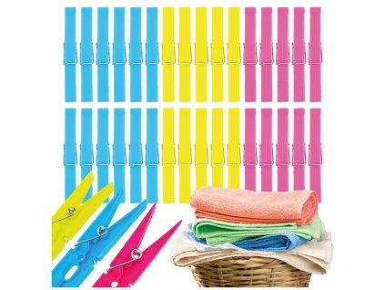 Kolíčky na prádlo, mix 32 ks