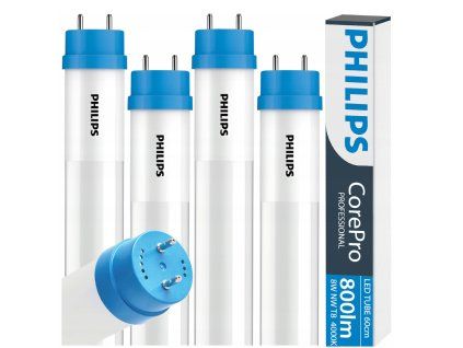 4x LED trubice Philips 60cm 8W 800lm 4000K 50000h CorePro