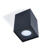 Podhledové bodové svítidlo OS201-CP nevýklopné - čtverec - černá matná + patice GU10