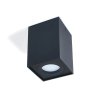 Podhledové bodové svítidlo OS201-CP nevýklopné - čtverec - černá matná + patice GU10