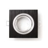 Podhledové bodové svítidlo čtverec 71018 ALU černá VÝKLOPNÉ